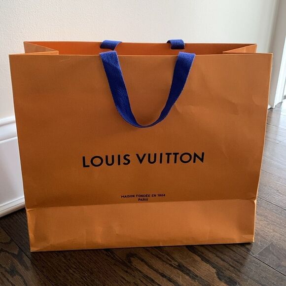 Louis Vuitton Medium 16”x13” Empty Paper Shopping Tote - Replacement Gift Bag - Picture 5 of 10